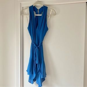 Halston Heritage Cobalt Blue Minidress